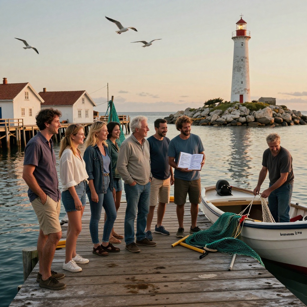 Ein altes Fischerdorf besuchen