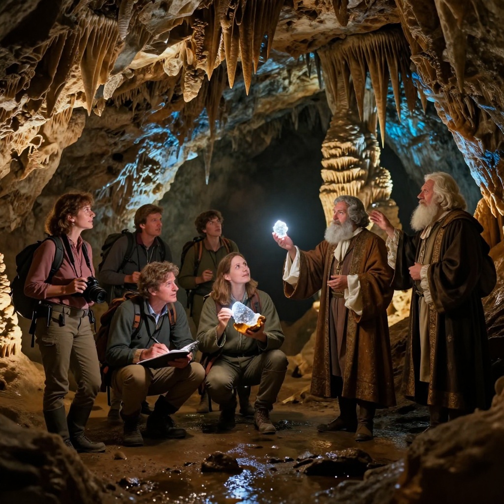 Eine Tropfsteinhöhle besuchen